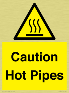 Caution Hot Pipes